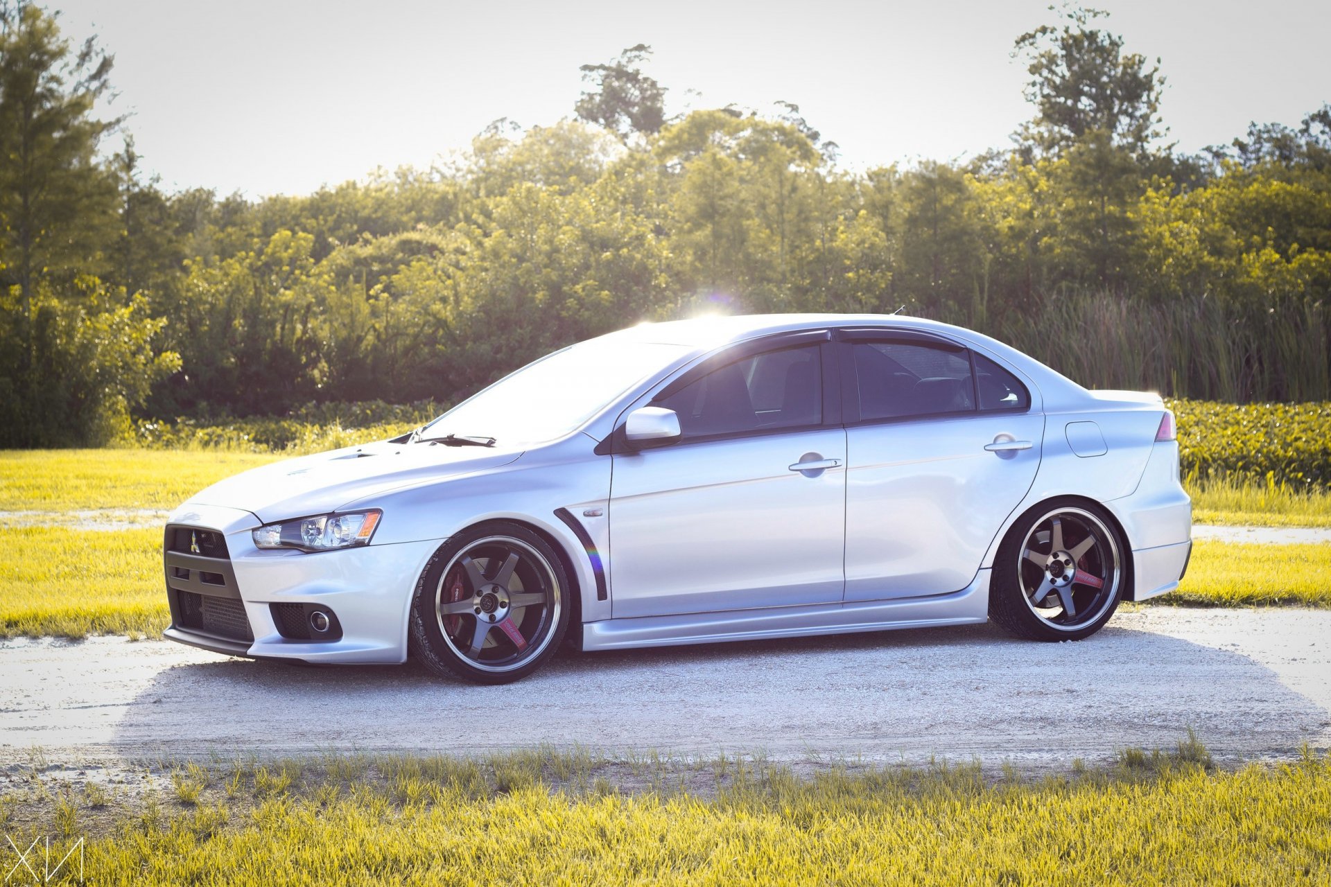 mitsubishi lancer evolution evo x tuning jdm turbo wheels volk