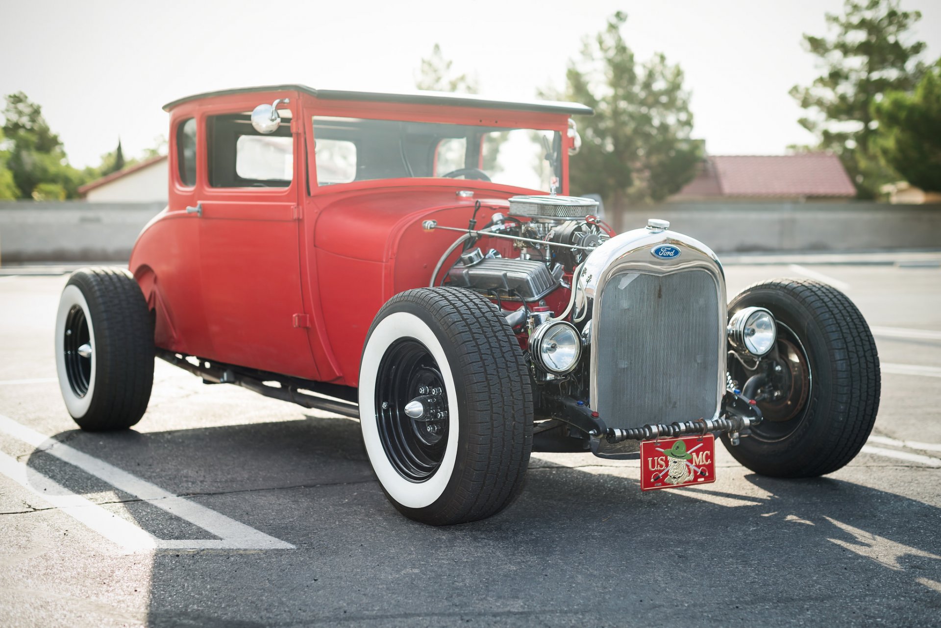 ford hot rod coche clásico clásico retro