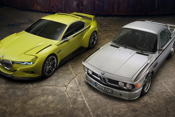Bmw in modern design and classic