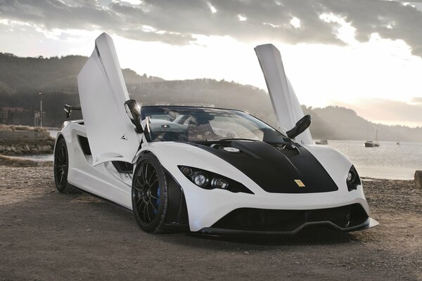 White tushek renovatio supercar