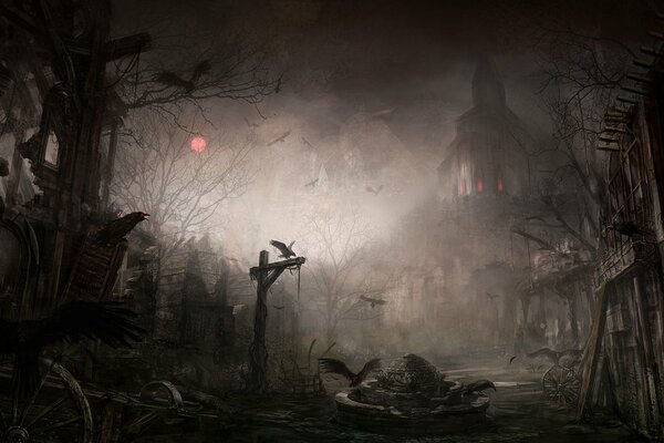 La città della notte minacciosa di Diablo 3