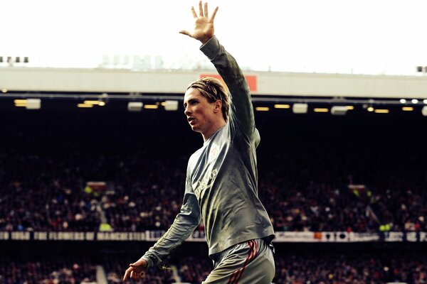 Fernando Torres joueur du Liverpool football Club