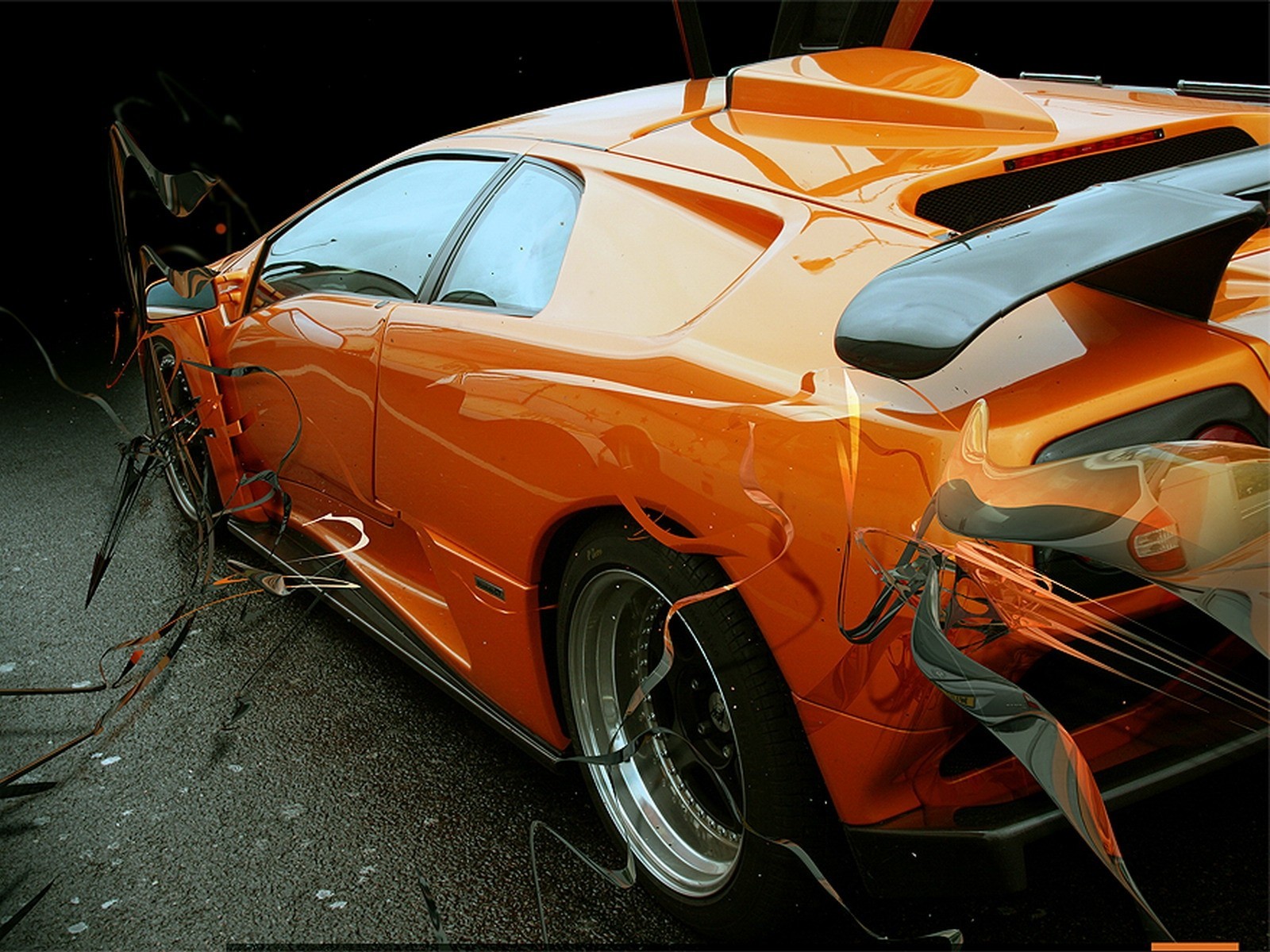 lambo arancione duro