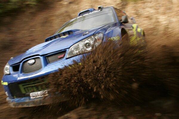 Subaru Impreza is a four-wheel drive car it is not afraid of sand or dirt