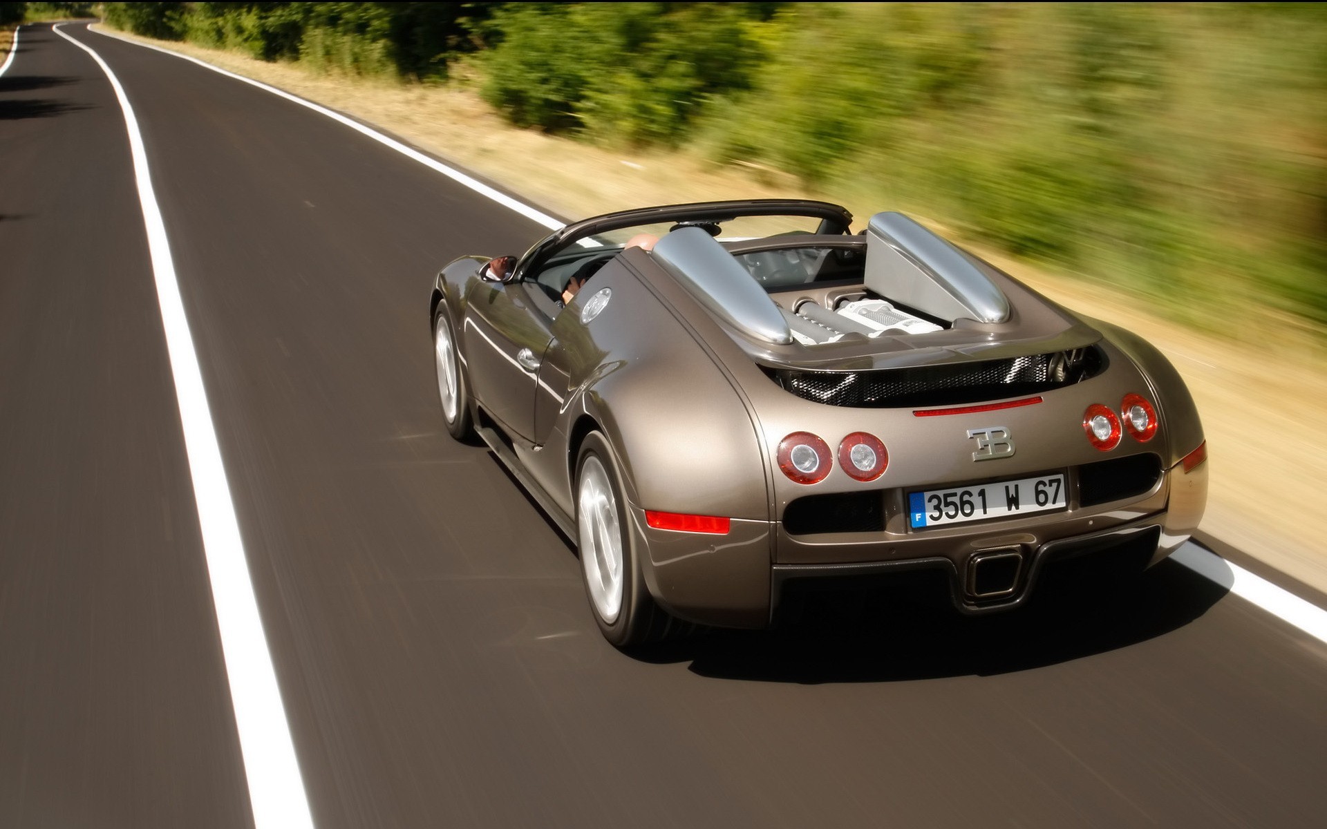 bugatti veyron дорога