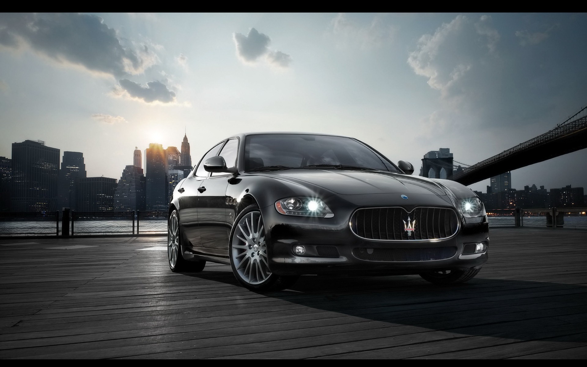 maserati quattroporte sport gt сек нью-йорк утро солнце