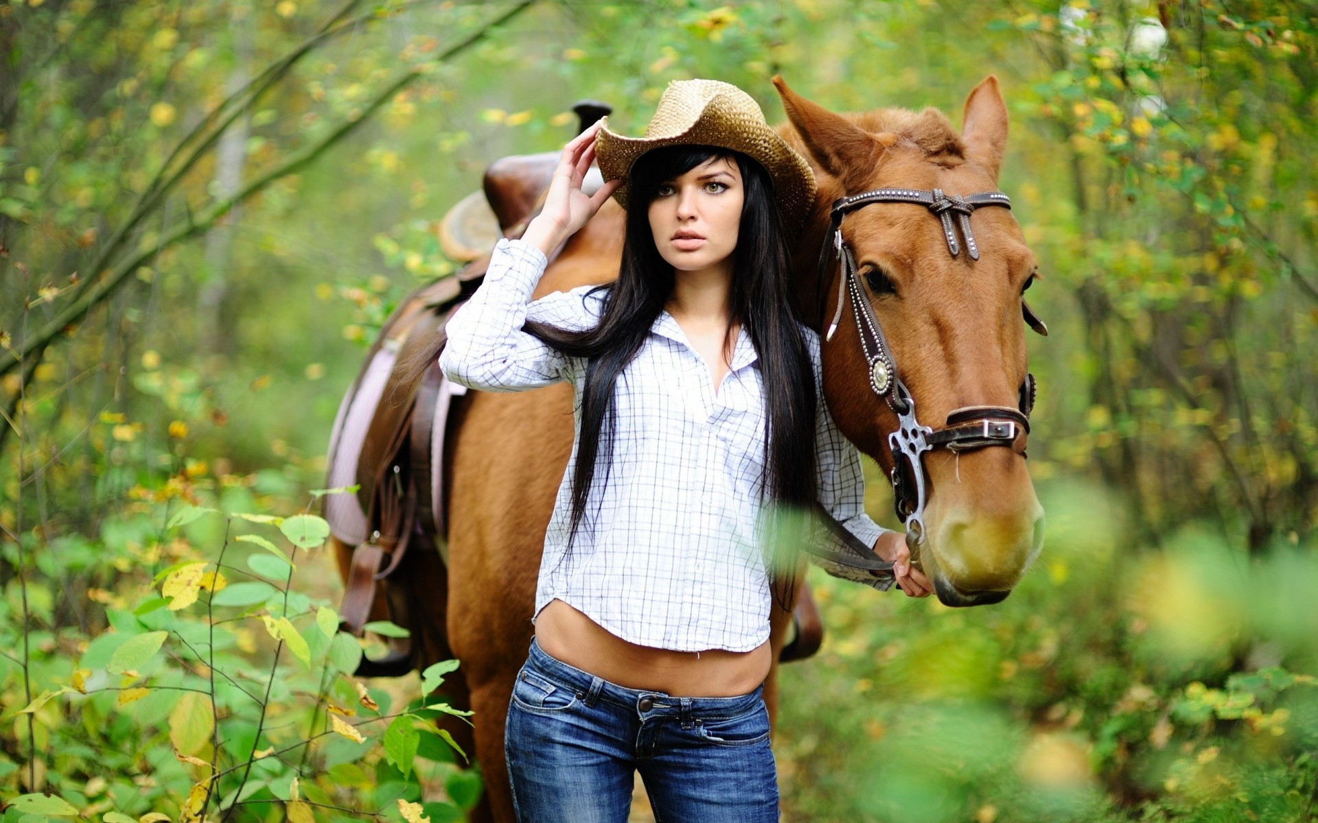 donna mig-15 ragazza bruna animale cavallo cappello