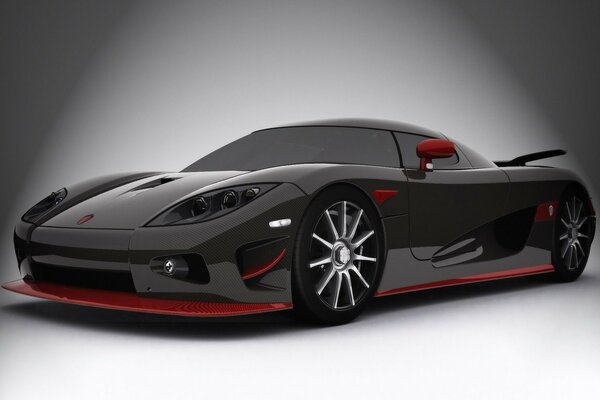 Carbon fiber sports car koenigsegg CC- Edition