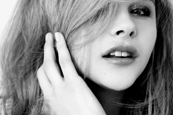 Retrato de la actriz Chloe Moretz