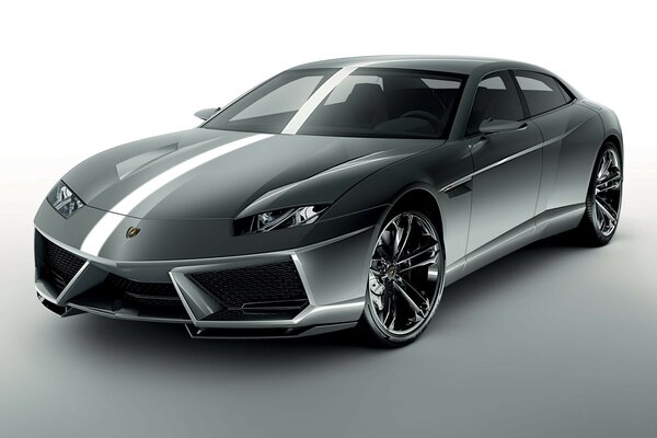 Lamborghini estoque Concept Car mit weißem Streifen