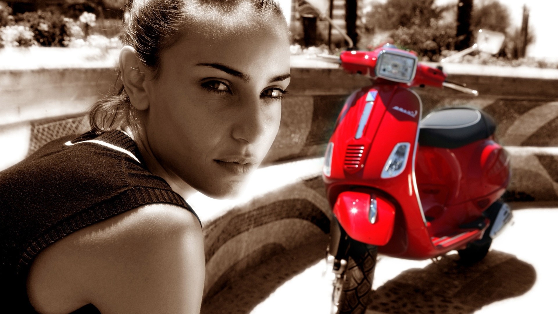 moto ragazza