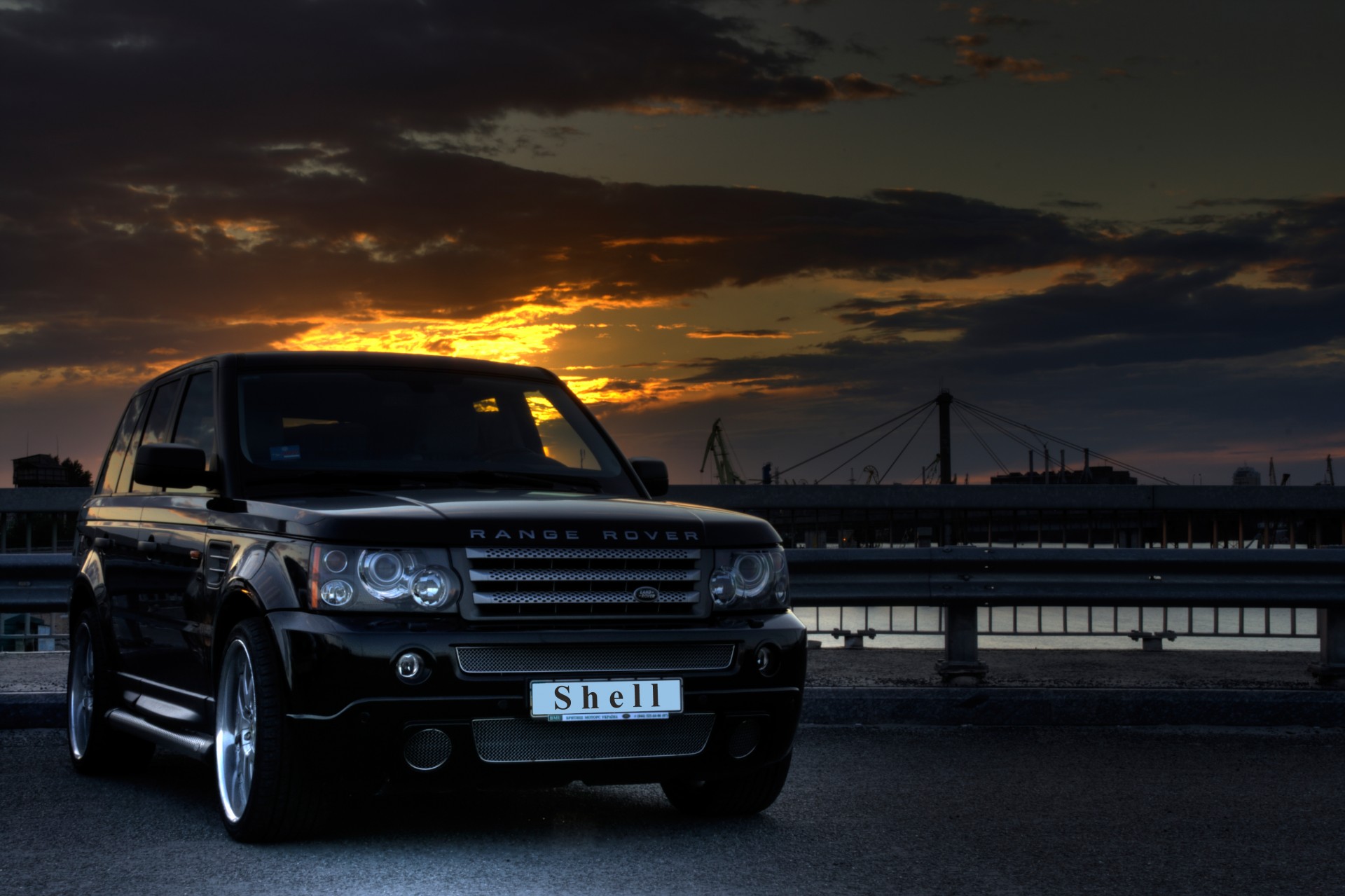 range rover shell sky hdr landscape