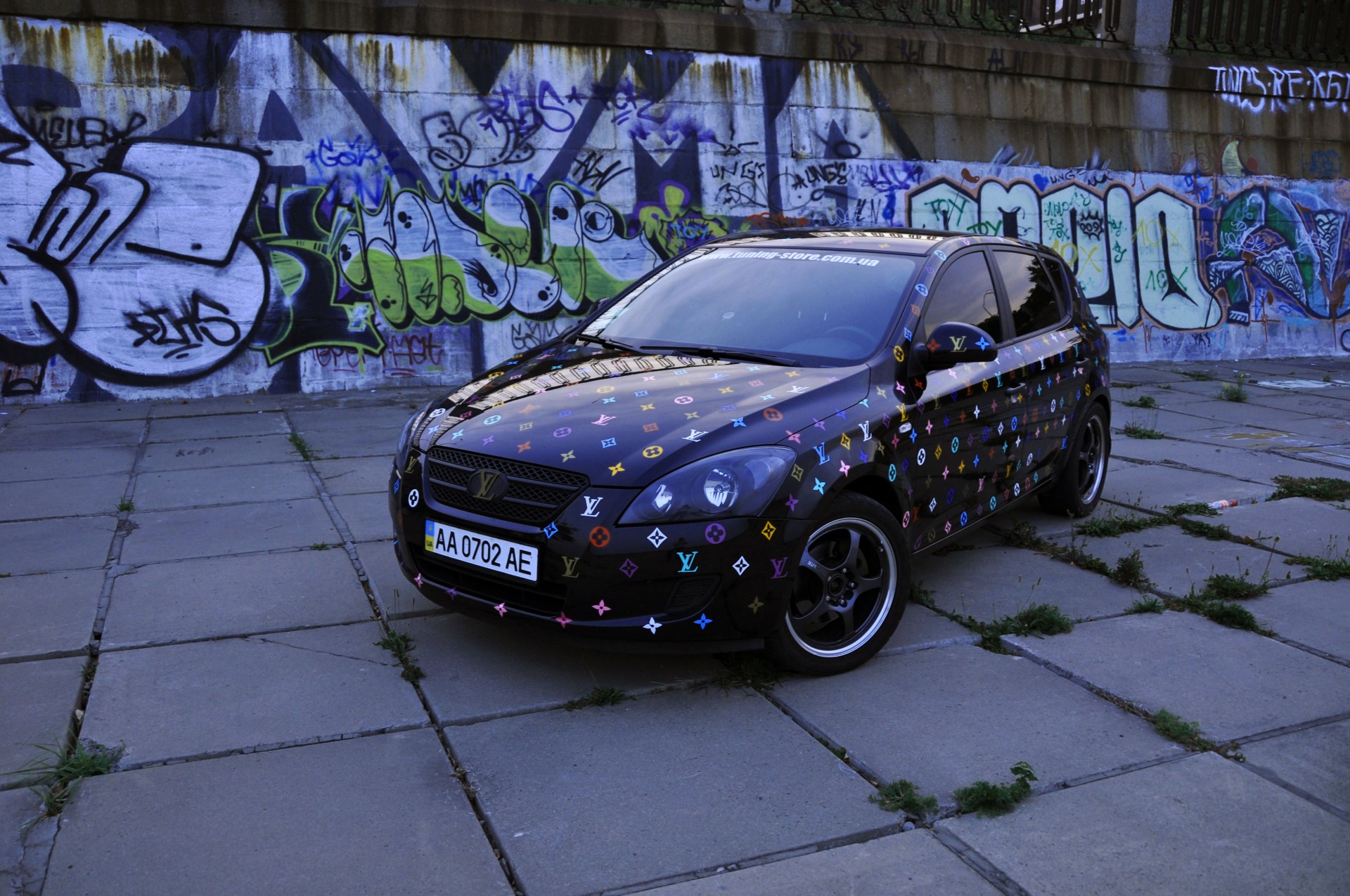 kia ceed lv graffiti road