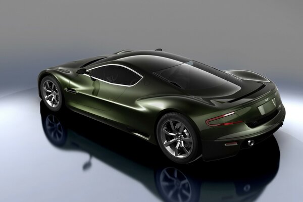 The concept of a hypercar from the automobile manufacturer aston martin