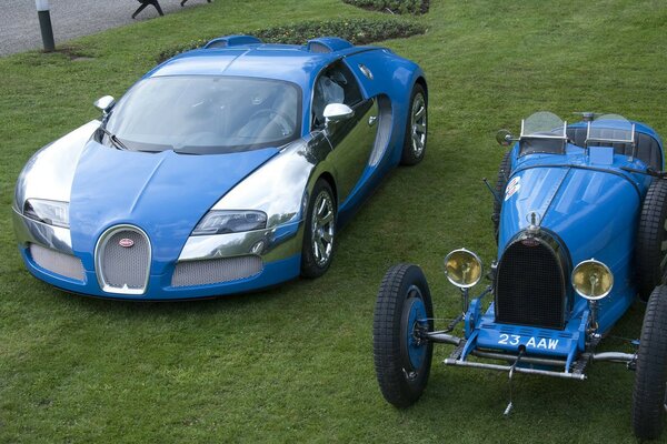 Retro wystawa Bugatti Tapety na pulpit