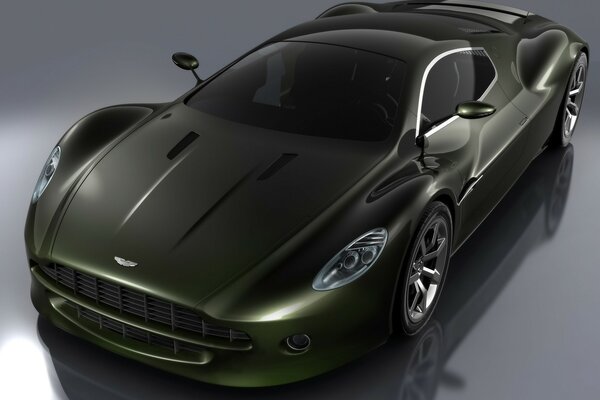 Концепция aston martin amv10 с блеском