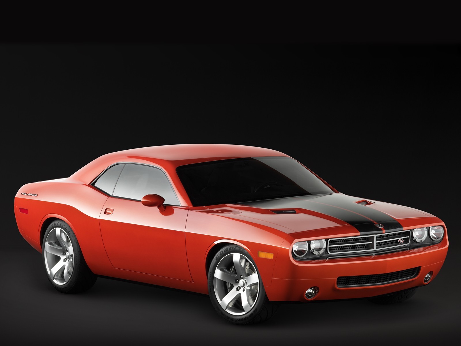 dodge challenger rojo brillo