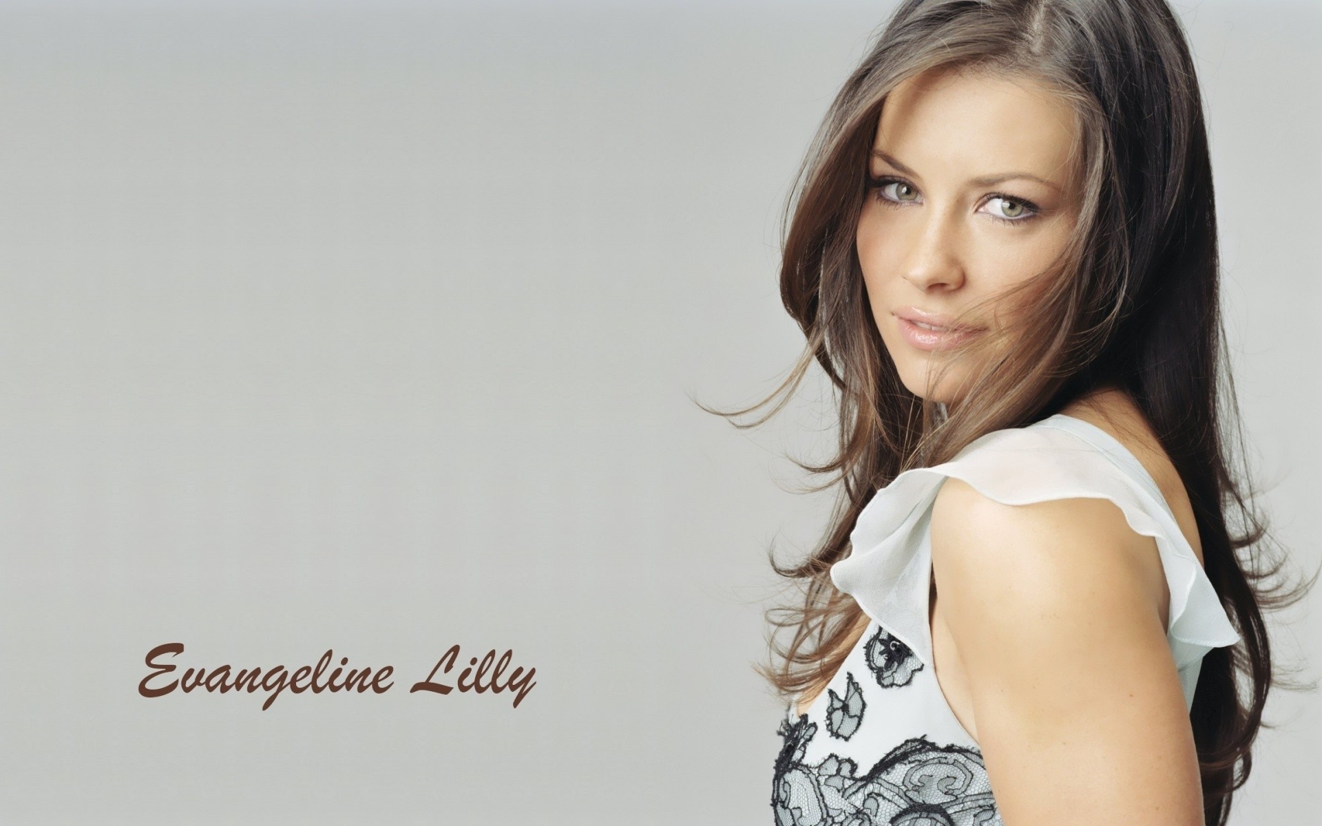 carácter cara evangeline lilly cabello fondo vista belleza chica