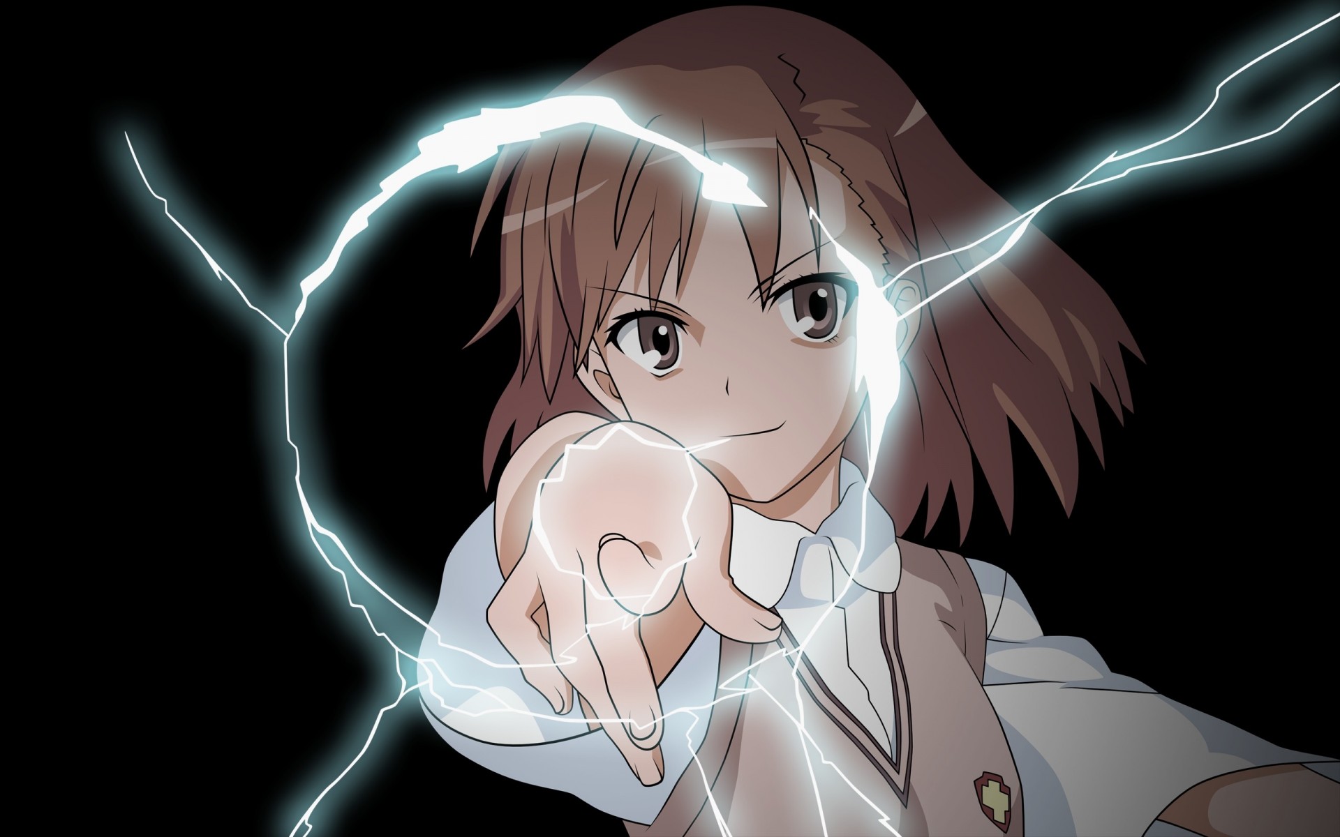 misaka mikoto glass lightning