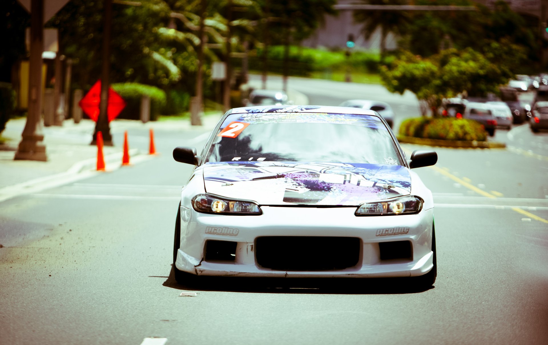 nissan sylvia white s15 tuning nissan front white