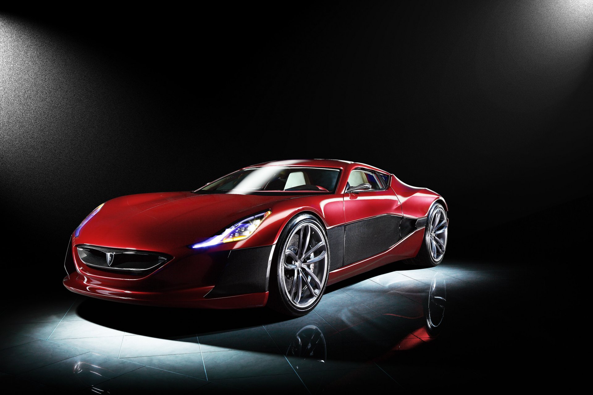 rimac concept one red