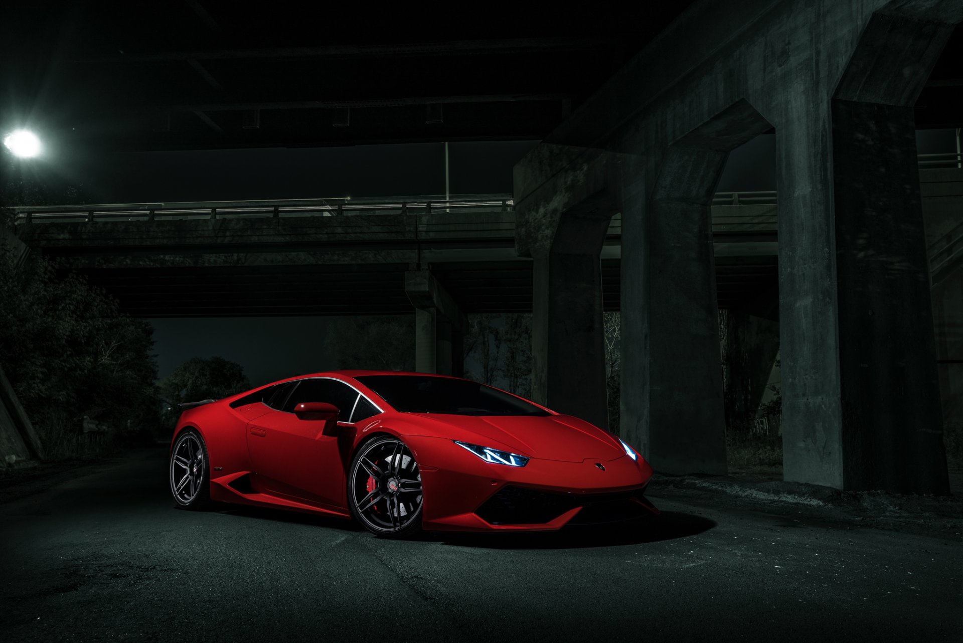 lamborghini huracan lp640-4 exotic supercar v10 red ligth dark