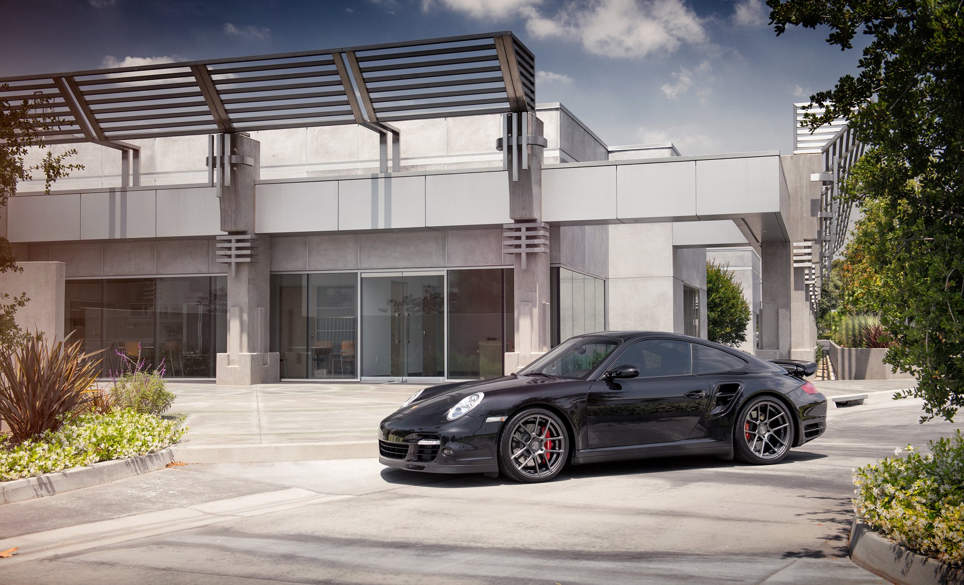 porsche turbo black porsche