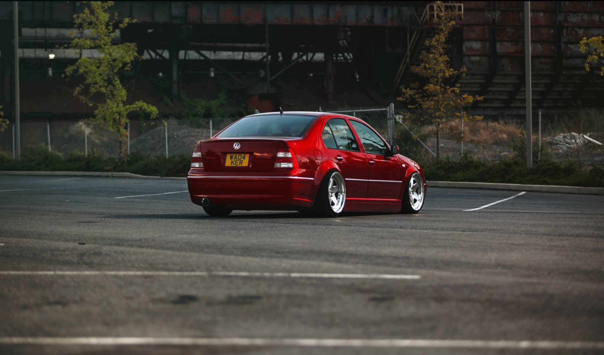 volkswagen jetta mk4 czerwony volkswagen czerwony tuning