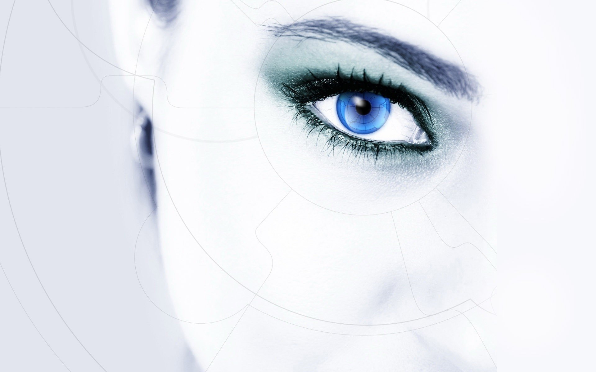 visage yeux bleu modèle portrait filles vue femmes yeux