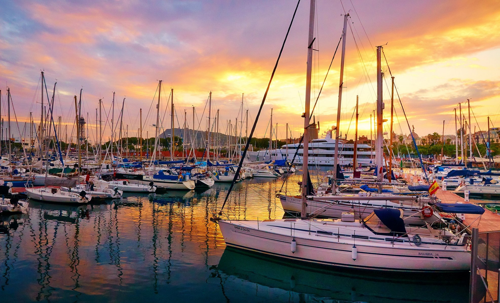 liegeplatz segeln yachten fotos