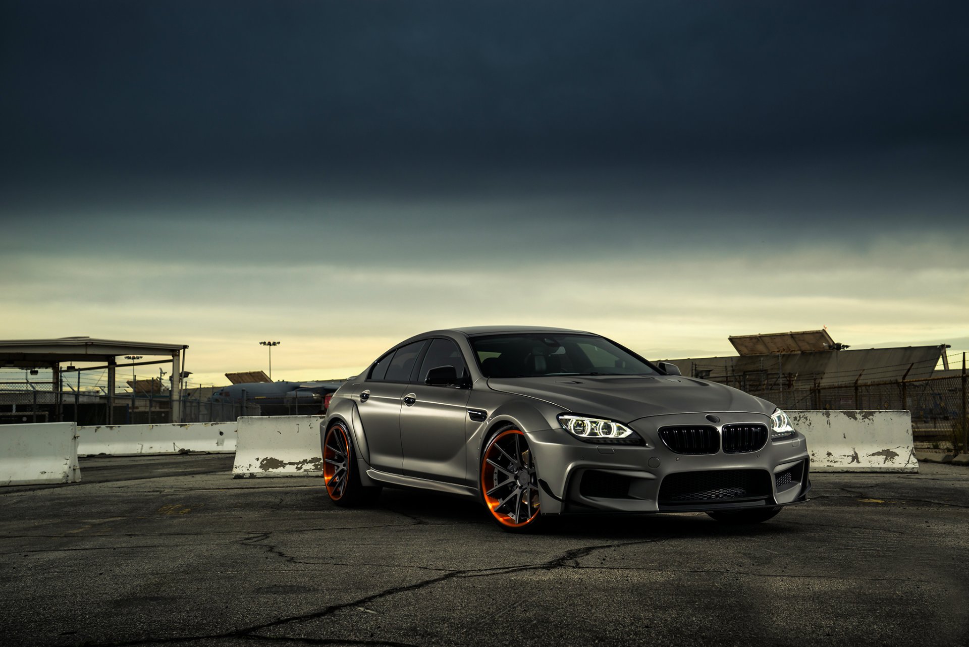 bmw m6 гран купе jc таможенный матовый черный передние