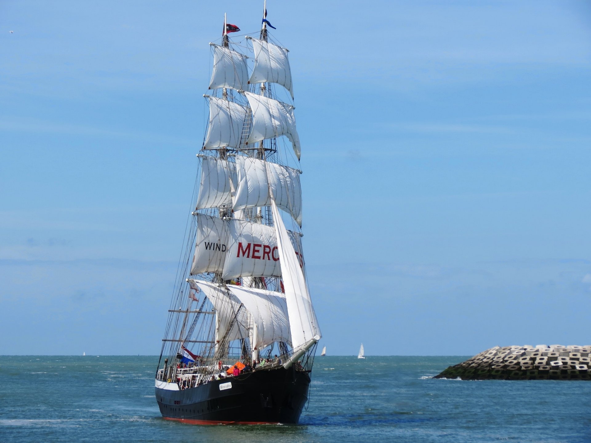 mercedes mare del nord barca a vela mare