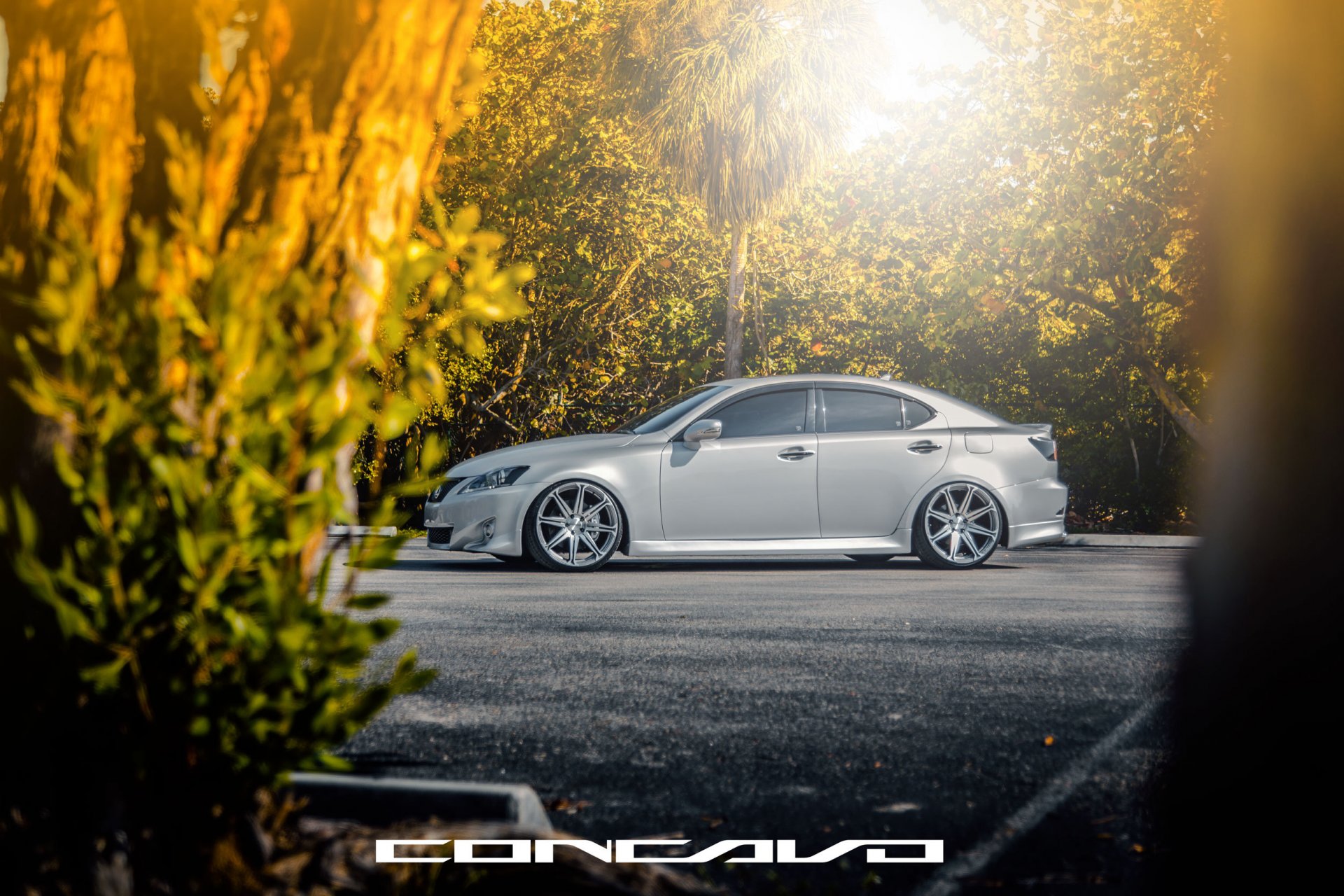 concavo wheels auto car lexus is250 bushe