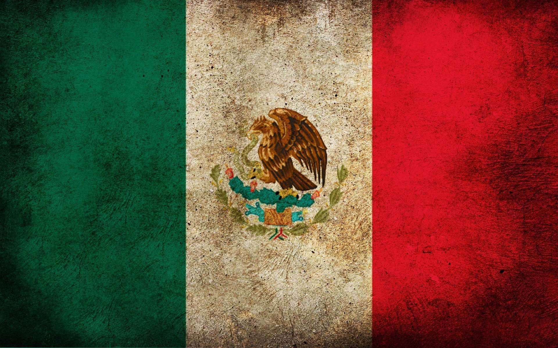 drapeau mexique aigle couleurs rayures drapeaux