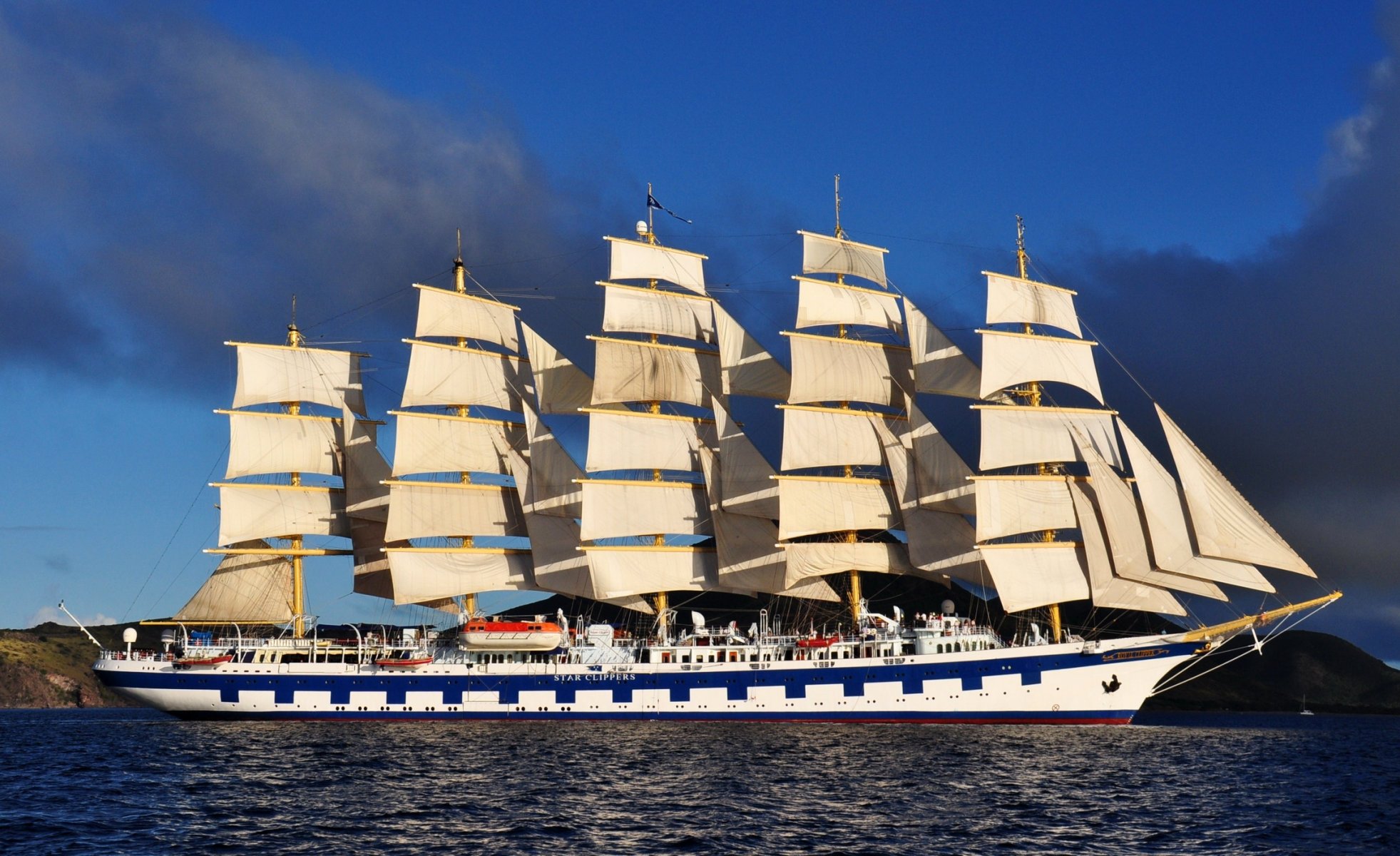 nave barca a vela mare royal clipper foto