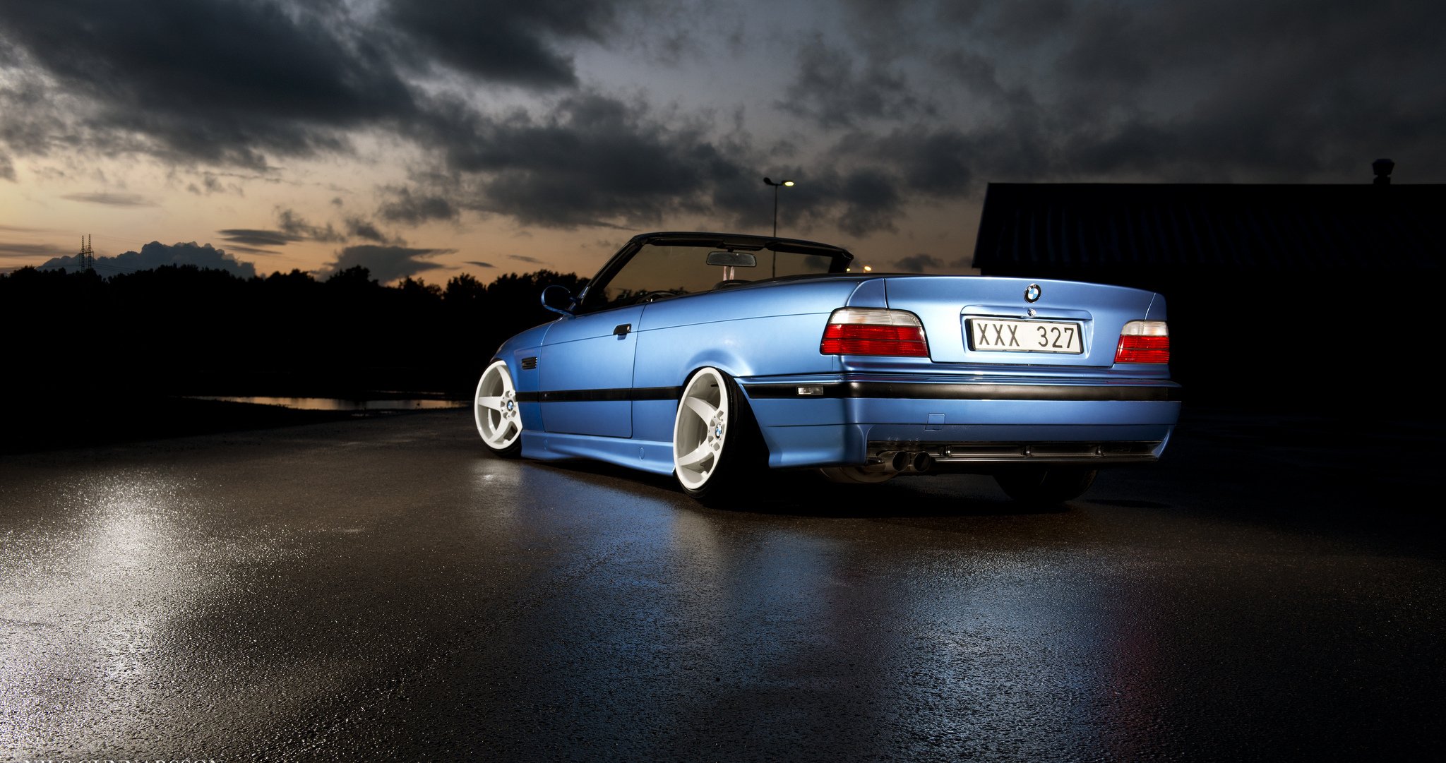 bmw e36 m3 position blau bmw