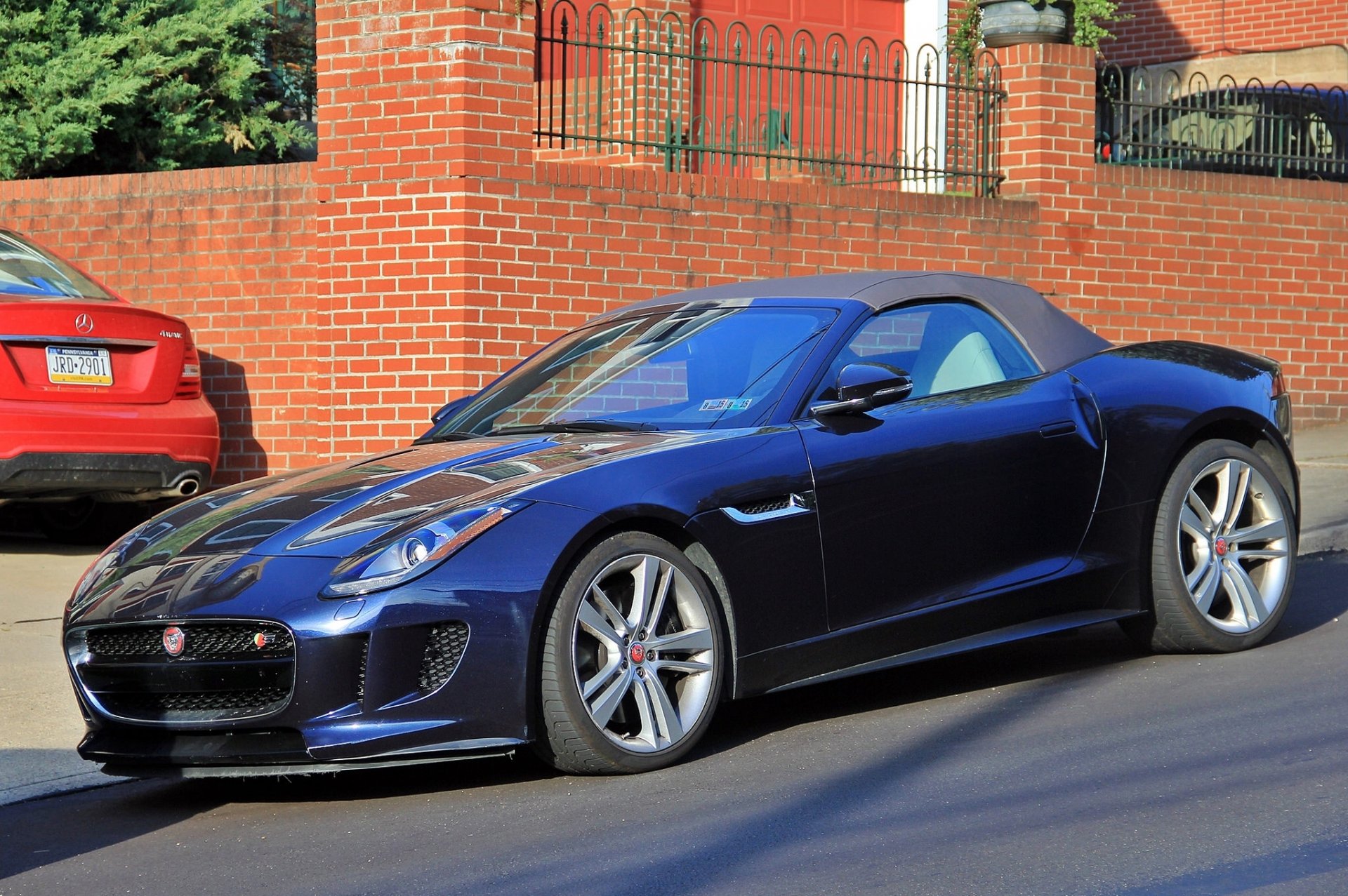 jaguar f - type roadster jaguar roadster coche deportivo carretera calle