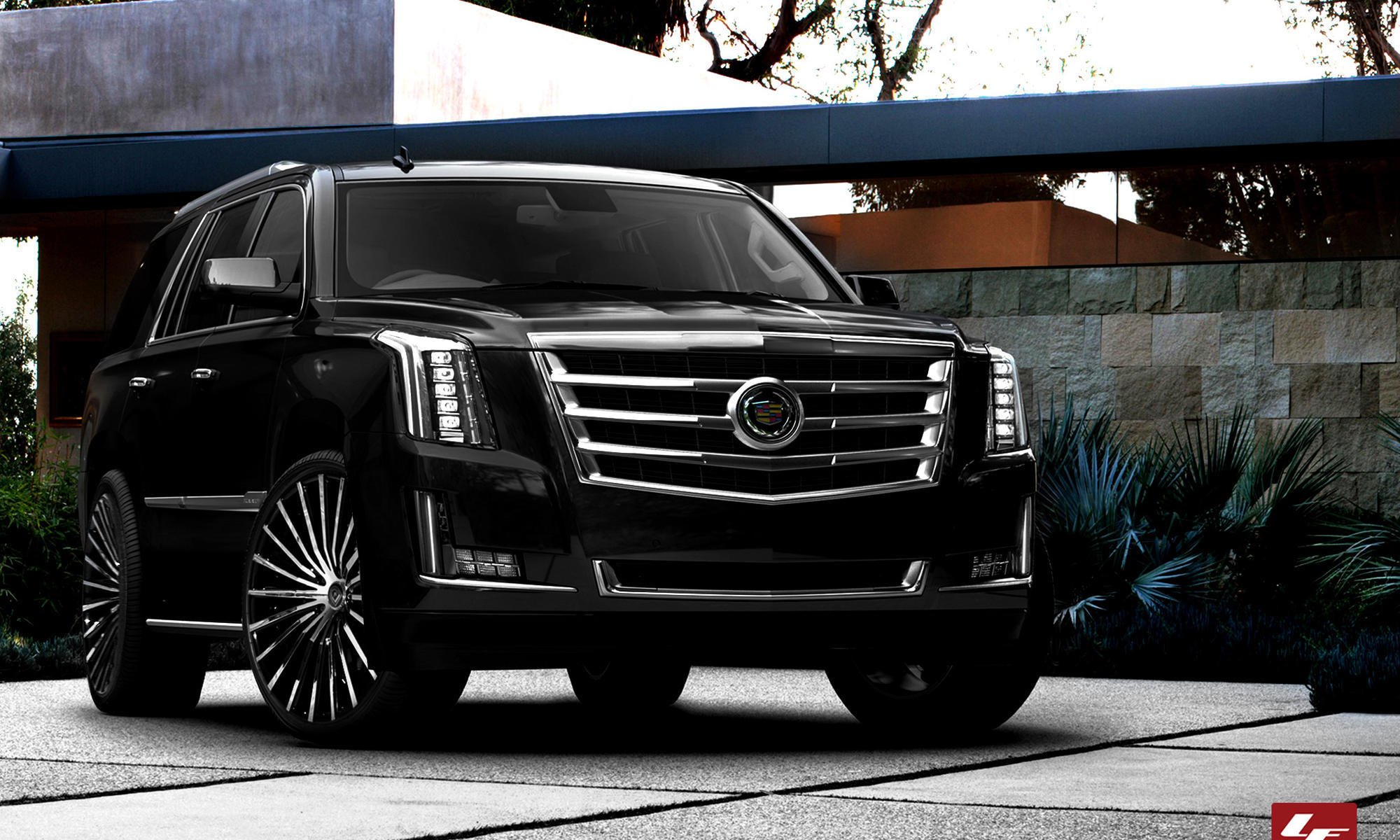 2015 cadillac escalade schwarz tuning