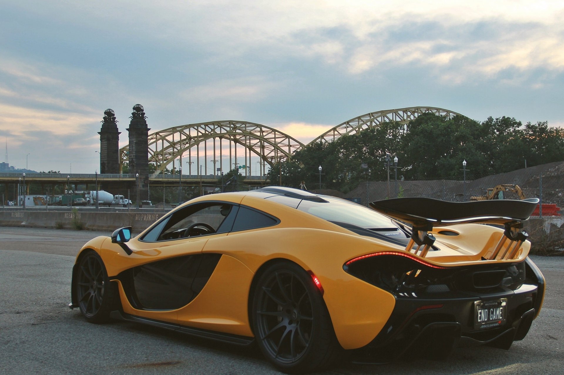 mclaren p1 mclaren coche deportivo hipercoche puente