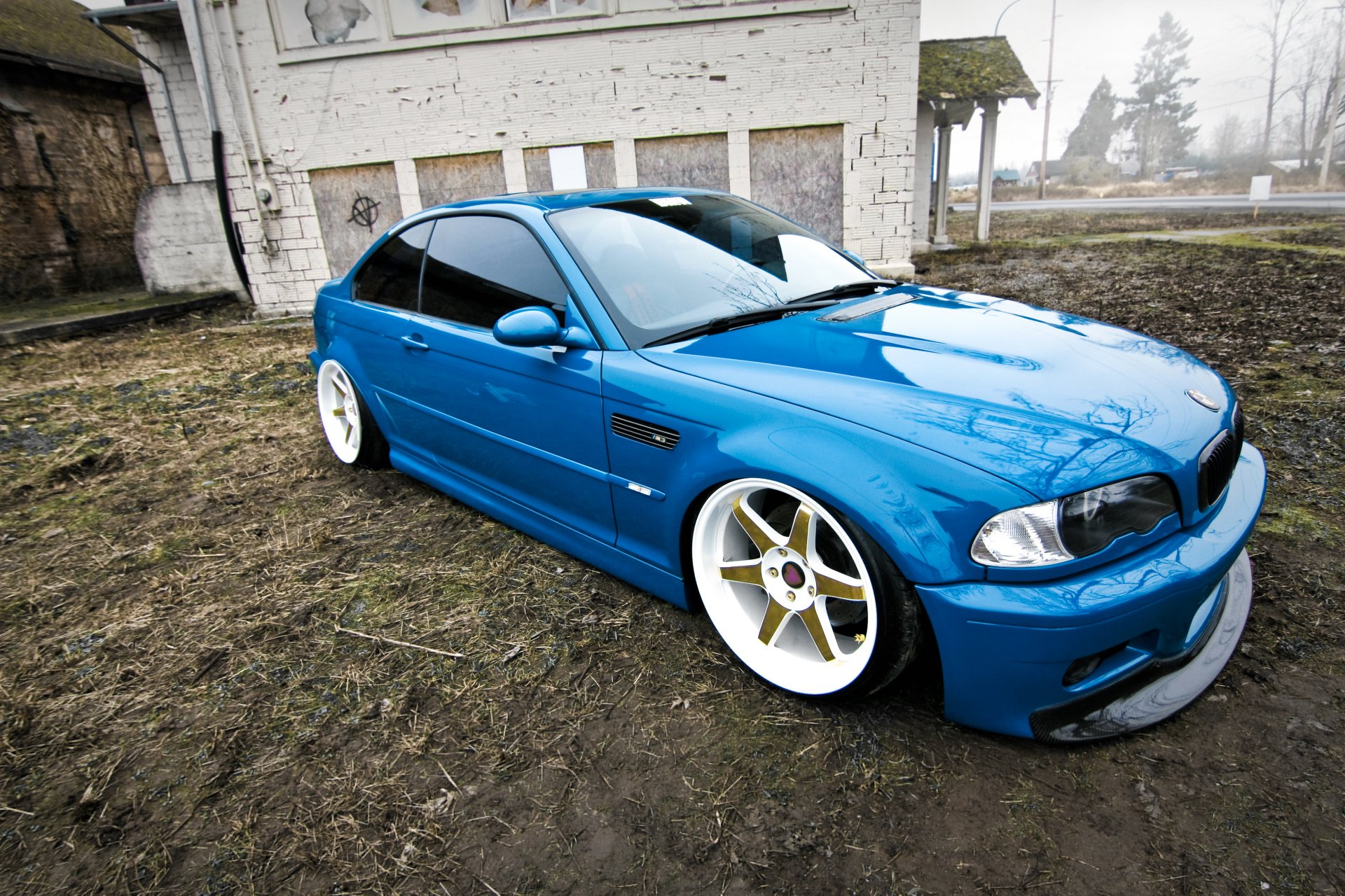 bmw e46 m3 azul tuning bmw