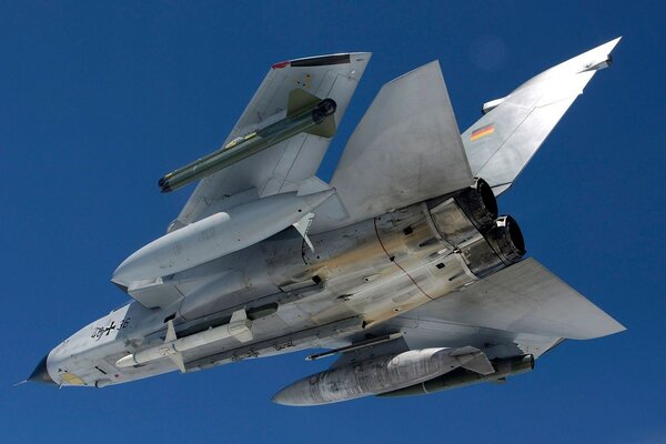 Tornado military fighter in the sky