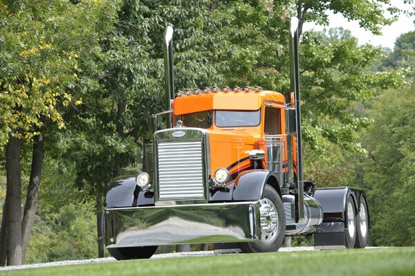 Enorme hermoso camión peterbilt