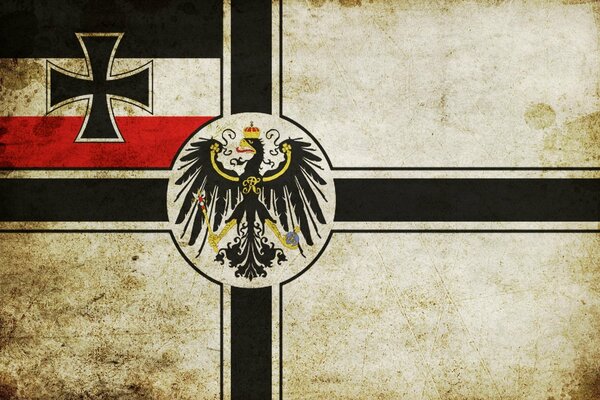 Старый имперский военно-морской флаг германии
