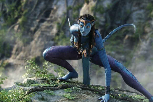 Die Hauptfigur von Avatar Neytiri