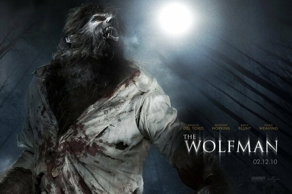 Film fantastique sur le loup-garou de l homme-loup