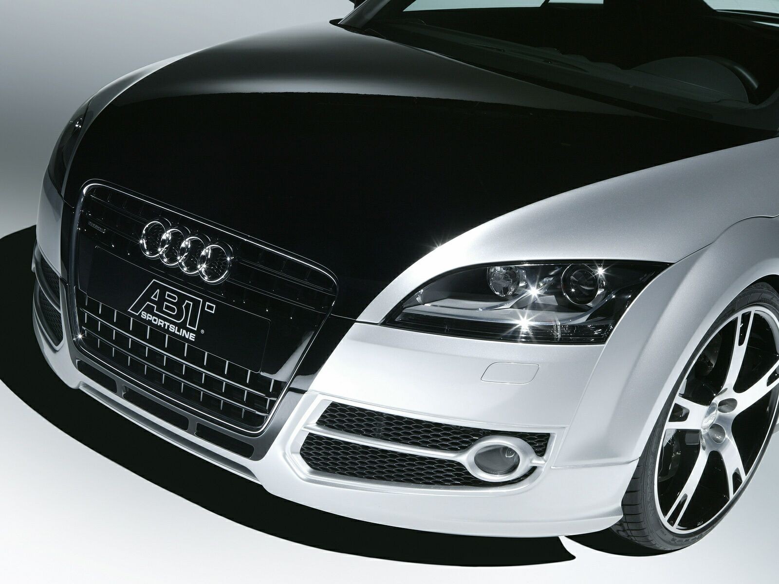 audi weiß front