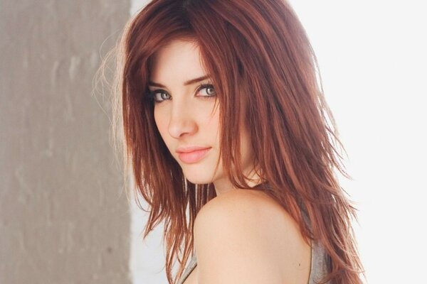 Portrait of sexy brunette susan coffey