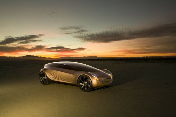 Futurystyczna koncepcja samochodu jak z innej planety