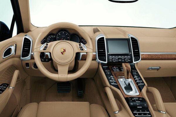 Perfect cream salons Porsche Cayenne 2011 release