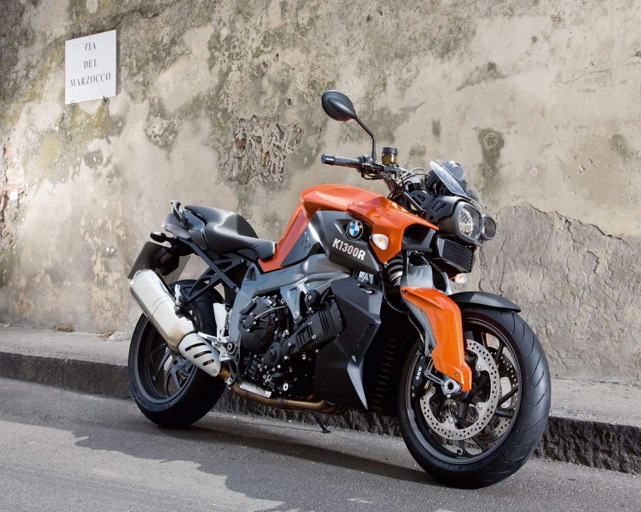 bmw orange bmw moto allemande